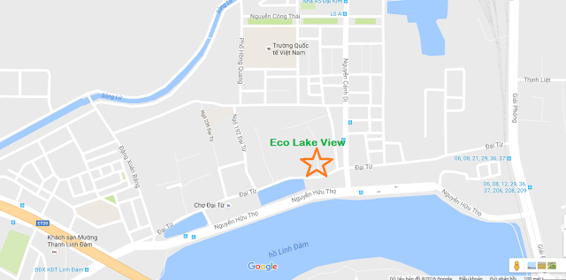 vị trí eco lake view